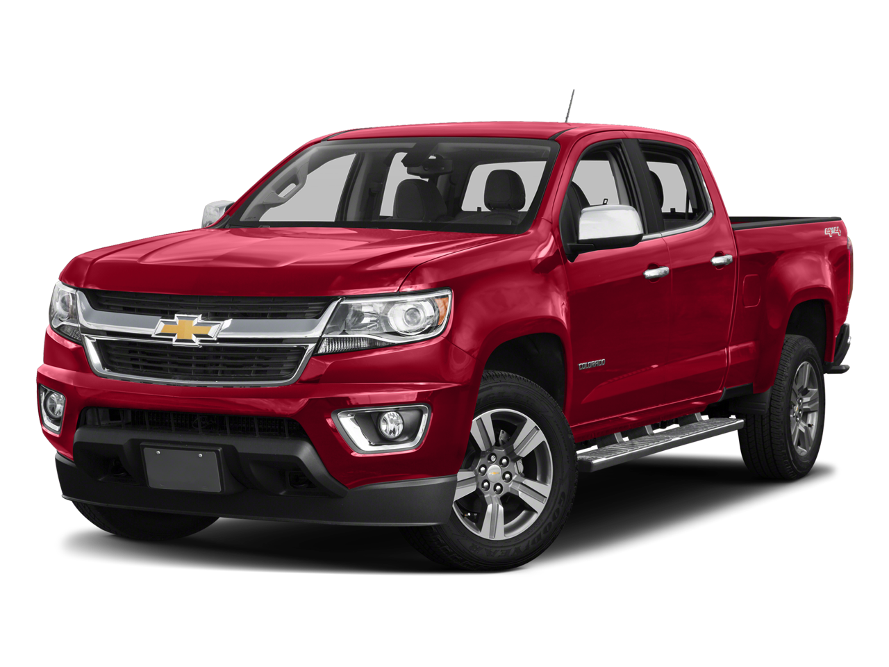 2018 Chevrolet Colorado 4WD LT in Black — front three-quarter view