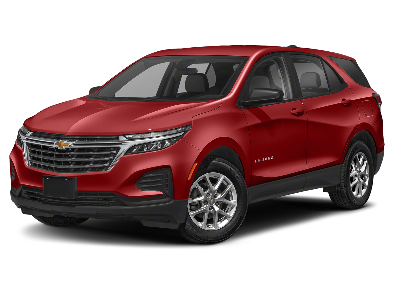 2022 Chevrolet Equinox LT in Summit White — front three-quarter view
