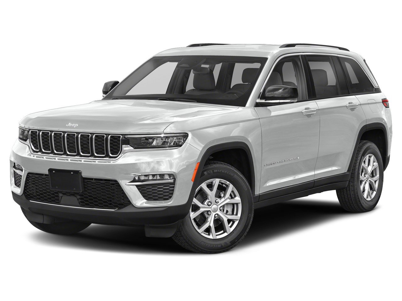 2022 Jeep Grand Cherokee Summit Reserve in Bright White Clearcoat — front three-quarter view