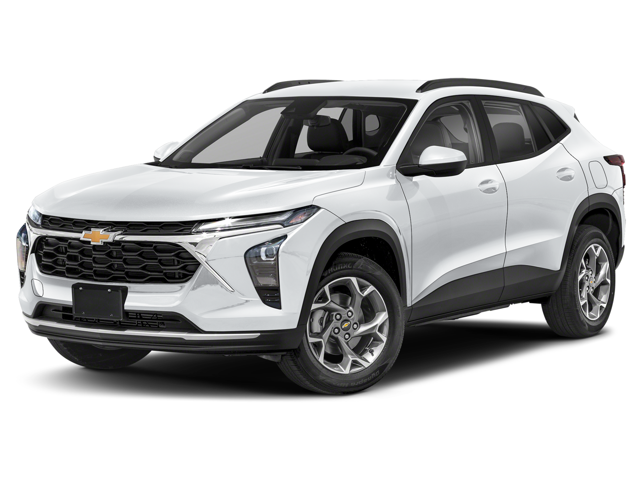 2025 Chevrolet Trax ACTIV in Summit White — front three-quarter view
