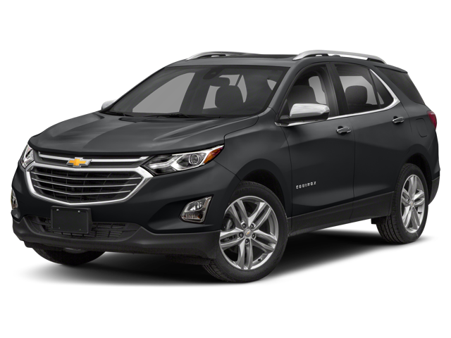 2018 Chevrolet Equinox Premier in Mosaic Black Metallic — front three-quarter view
