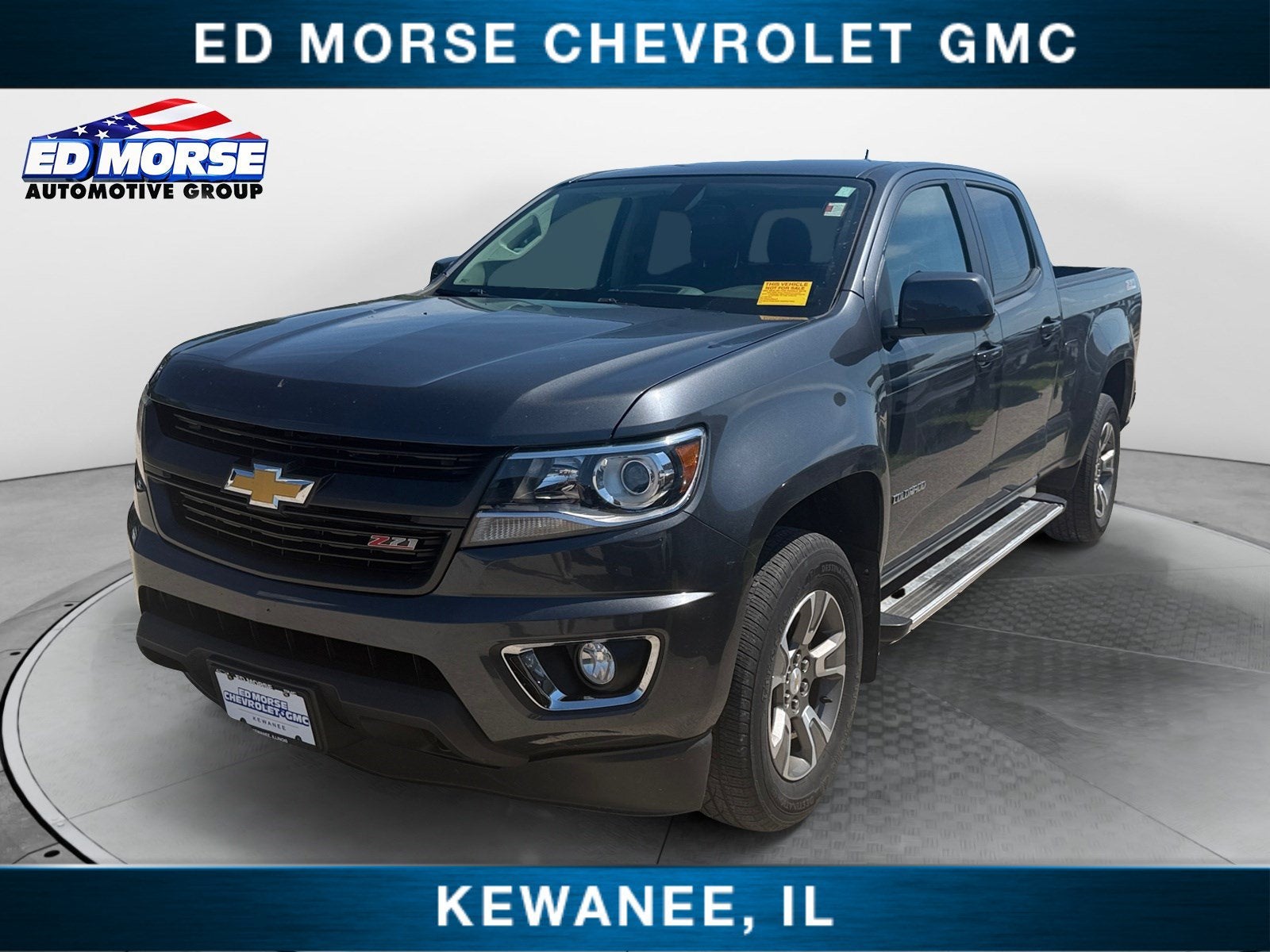 2016 Chevrolet Colorado 4WD Z71 in Cyber Gray Metallic — front three-quarter view