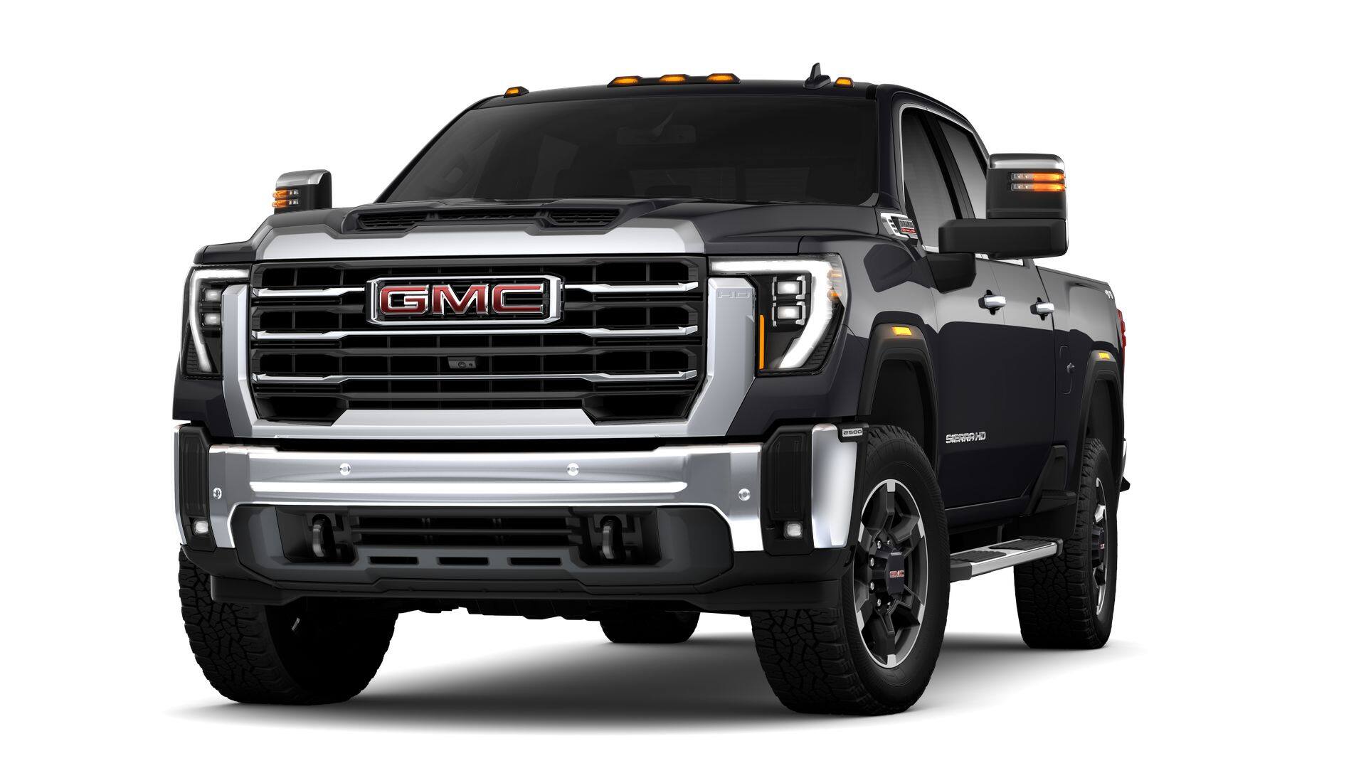 2026 GMC Sierra 2500 HD SLT in Titanium Rush Metallic — front three-quarter view