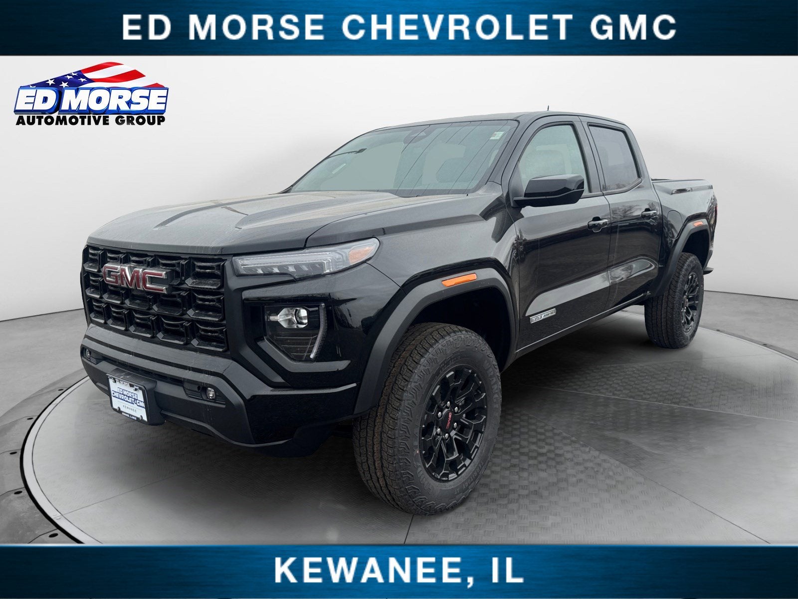 2026 GMC Canyon Elevation in Onyx Black — front three-quarter view