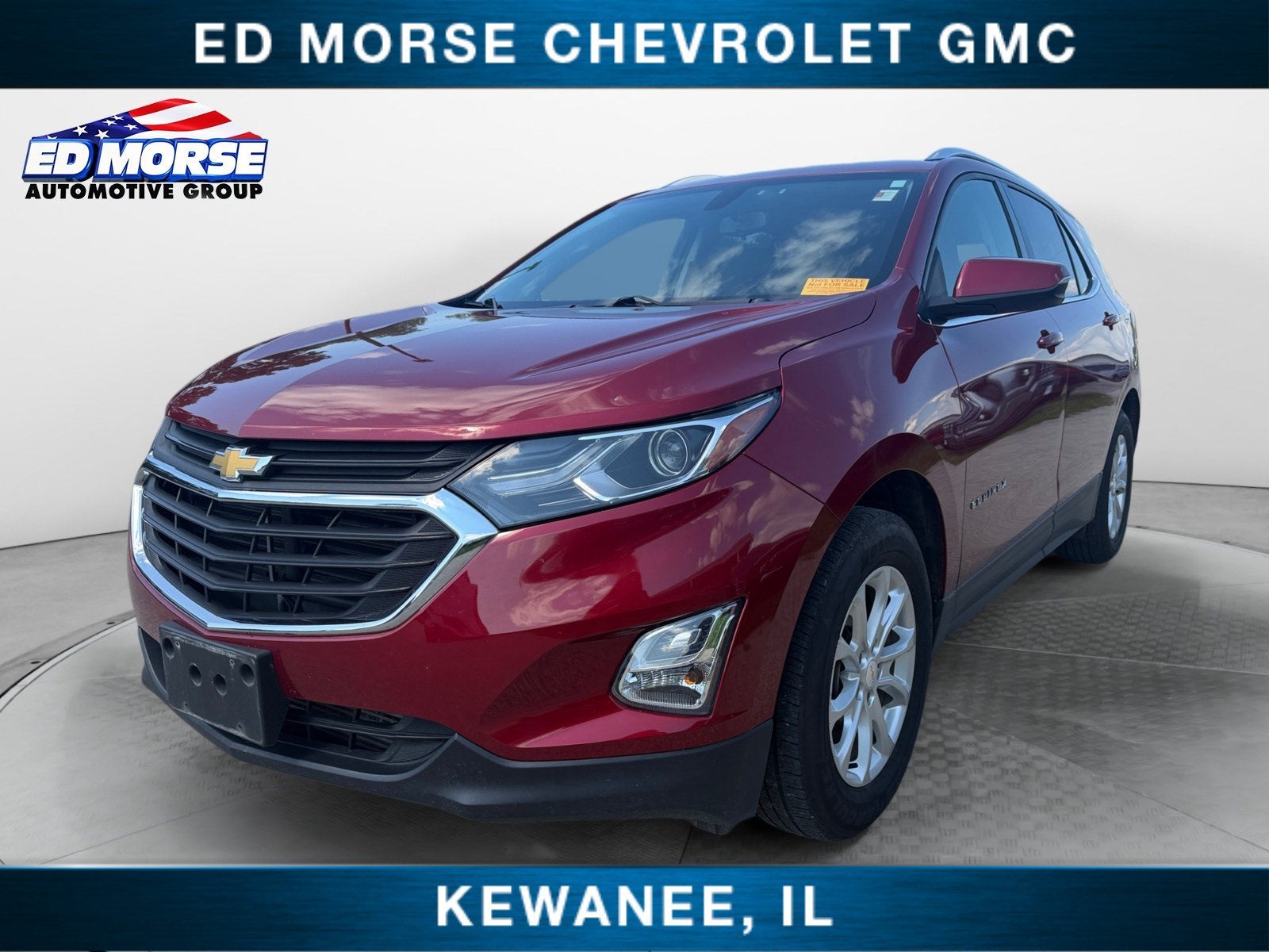2018 Chevrolet Equinox LT in Cajun Red Tintcoat — front three-quarter view